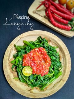Foto resep Plecing Kangkung khas Lombok
