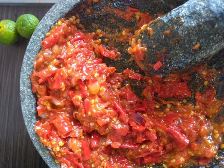 Langkah Gampang Membuat Resep Sambal Terasi Goreng yang Bikin Ngiler Anti Ribet, Mantap Sekali