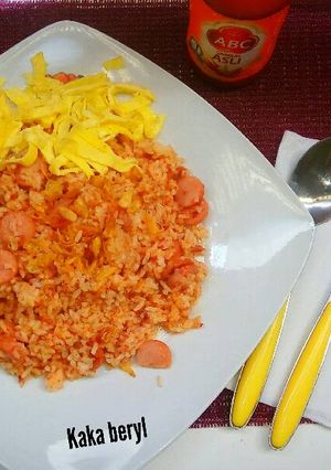 Foto resep Nasi goreng kornet😍