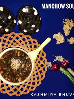 વેજ.મન્ચાઉ સૂપ (Veg.Manchow Soup Recipe in Gujarati) રેસીપી મુખ્ય ફોટો