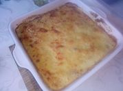 Une photo de cabillaud crevettes