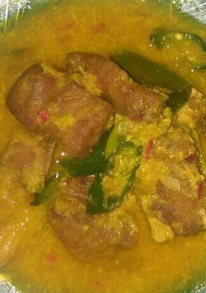 Foto resep Ikan tuna kuah kuning