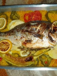 صورة لوصفة سمكة في الفرن (طريقتي)