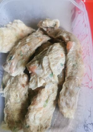 Foto resep Lumpia ayam kulit tahu - Hekeng kukus minim tepung