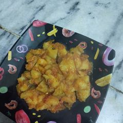 A picture of Aloo ki sabzi.