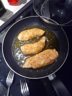 Una foto de Apanados de pollo