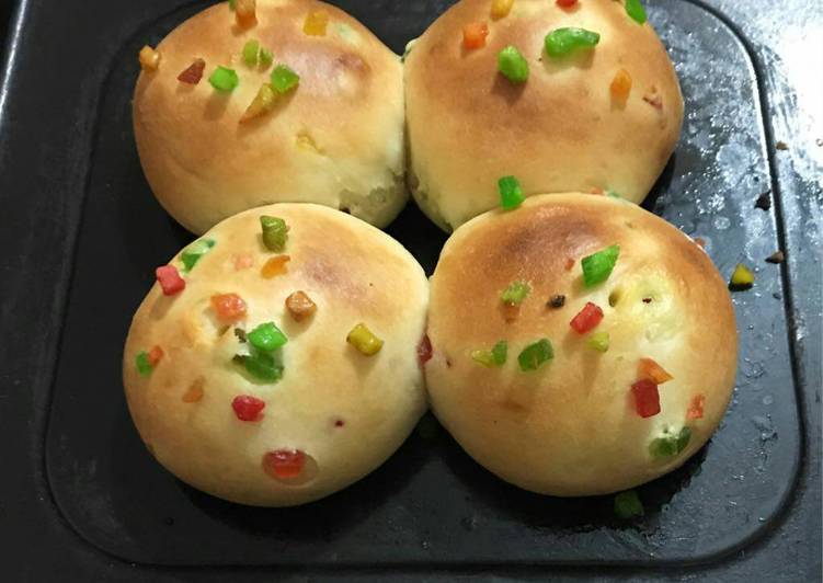 Easiest Way to Prepare Homemade Tutti frutti bun