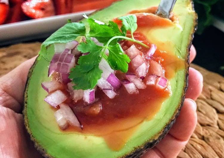 Simple Way to Make Quick Homemade Easy Avocado Snack!