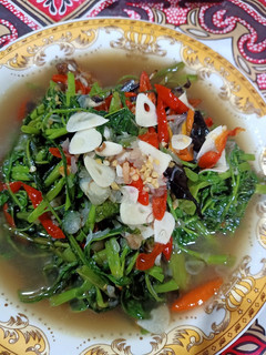 Foto resep Oseng kangkung trasi