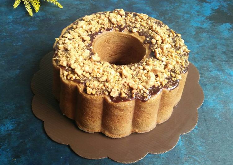 BOLU MOKA KACANG CARAMEL
⁣⁣⁣⁣⁣⁣⁣(Mocca Nougat Bundt Cake)
