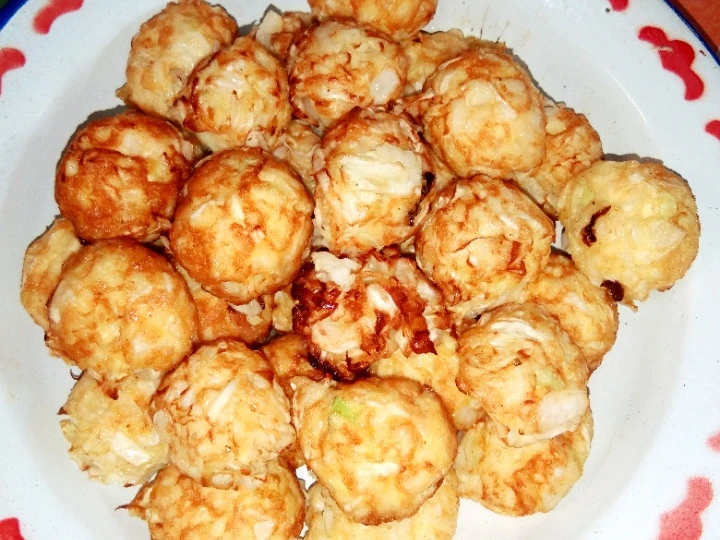 Cara Gampang Membikin Resep Pentol telur buncis yang Lezat Anti Ribet, Lezat Sekali