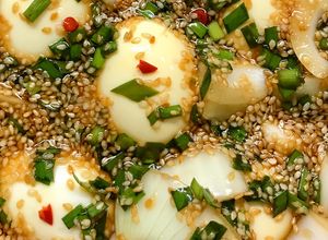 Hình của món Trứng ngâm nước tương.