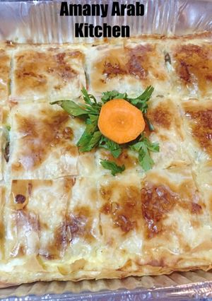 صورة لوصفة جلاش باللحمة و الخضار و الموزاريلا