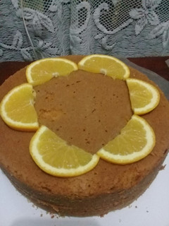 A picture of Orange cake.