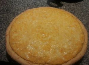 Una foto de Tarta de zapallo choclo y queso /muy nutritiva