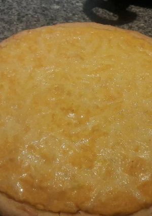 Una foto de Tarta de zapallo choclo y queso /muy nutritiva