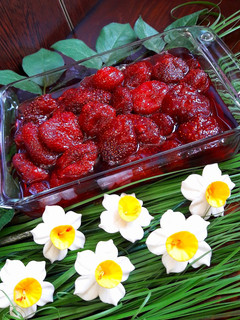 عکسی از دستور مربای توت فرنگی