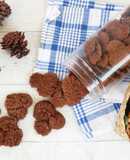 Cookies Bunga Cokelat