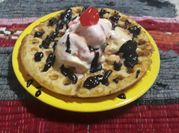 Una foto de waffles para dulce o salado