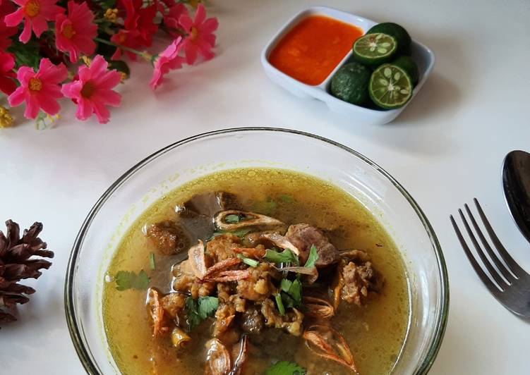 Resep Soto Daging Madura Anti Gagal