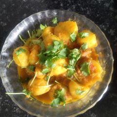 A picture of Aloo dum.