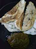 ঝাল আটা ও চাল বাটার রুটি