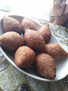 صورة لوصفة الكبة المقلية