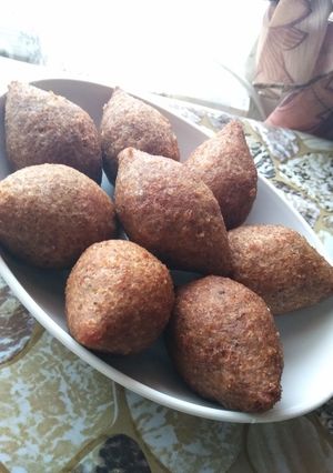 صورة لوصفة الكبة المقلية