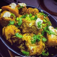 A picture of Soya malai chaap.