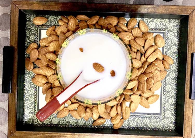Recipe: Tasty Badam soup