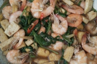 Resep Tumis udang tahu kangkung teriyaki yang Bisa Manjain Lidah
