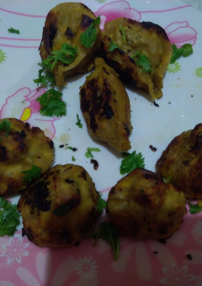 தந்தூரி கறிவேப்பிலை மொமோஸ் செய்முறை முக்கிய புகைப்படம்