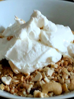 A picture of My Granola, Nuts & Greek yogurt Breakfast.