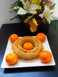 Una foto de Bizcocho de mandarina