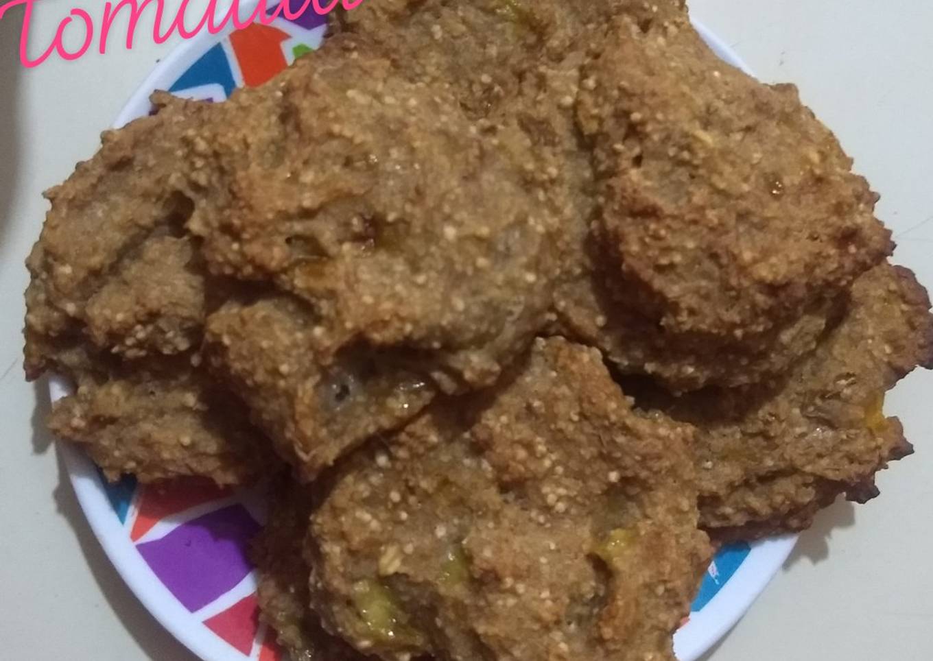 Galletas de avena con plátano y jengibre 😍🍌🍪