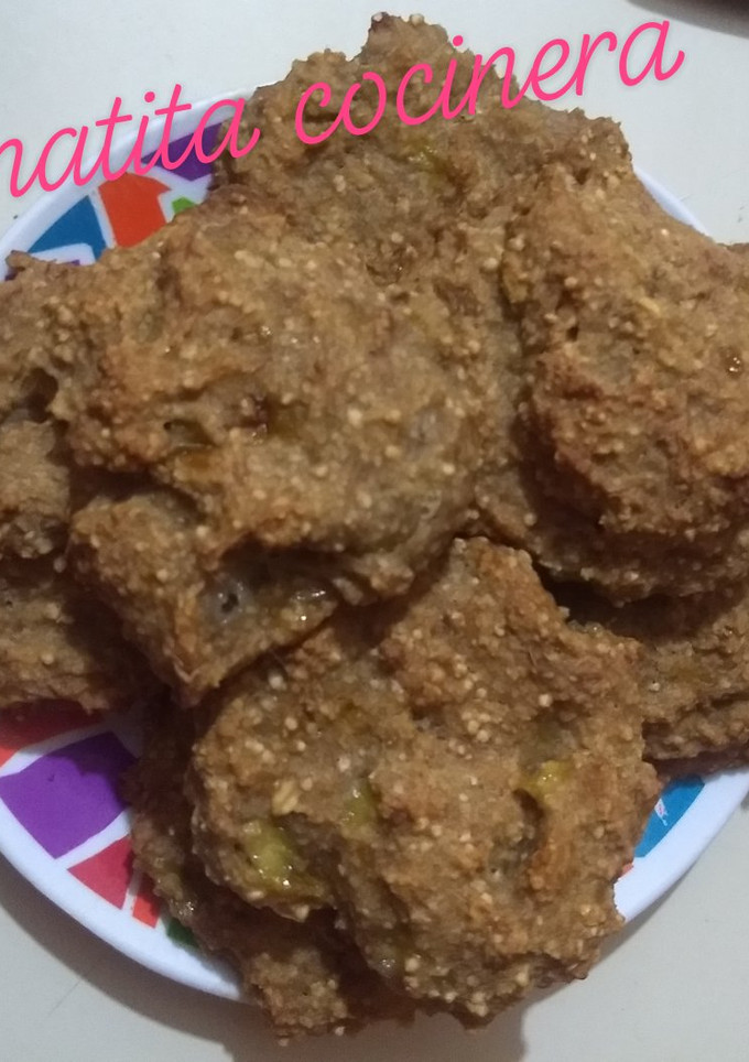 Una foto de Galletas de avena con plátano y jengibre 😍🍌🍪