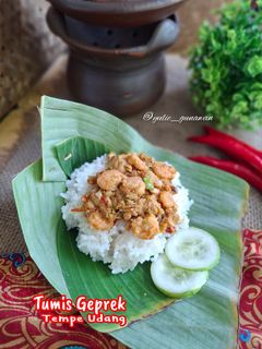 Foto resep Tumis Geprek Tempe Udang