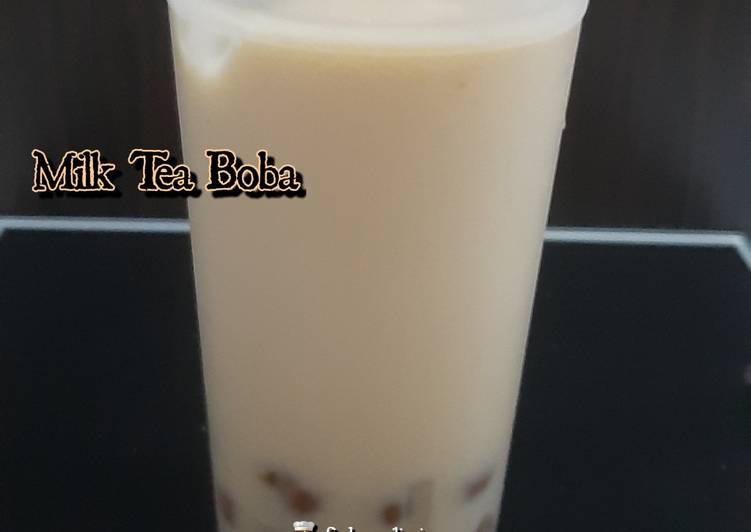 Cara Gampang Membuat Milk Tea Boba Anti Gagal