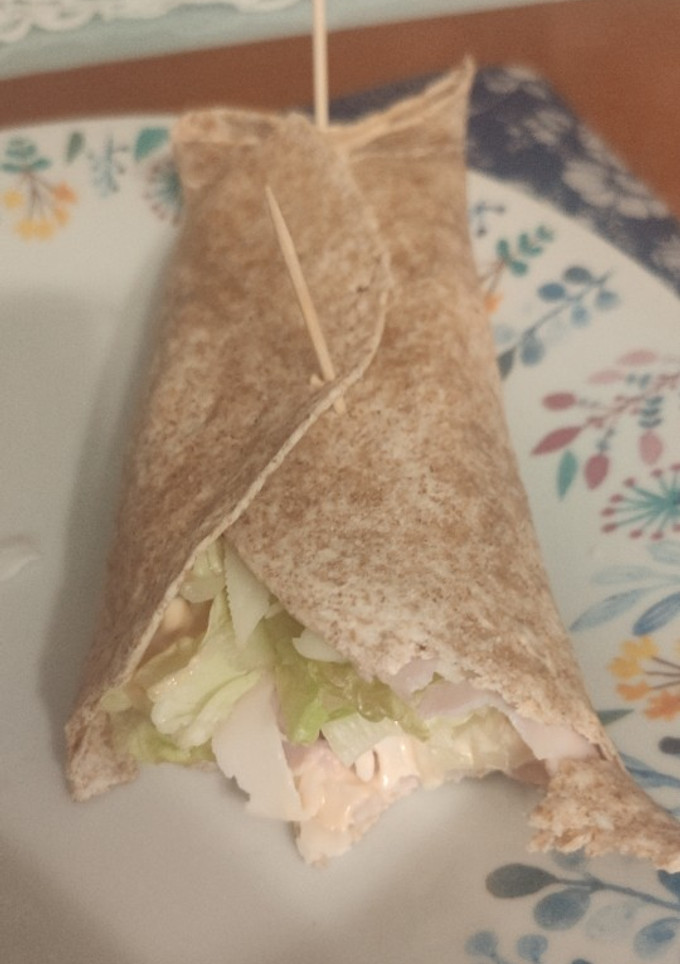 Una foto de Kebab sano sin carne