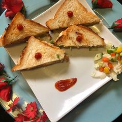 Cheese spread sandwich A picture of Cheese spread sandwich.