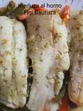 Filetes de merluza al horno