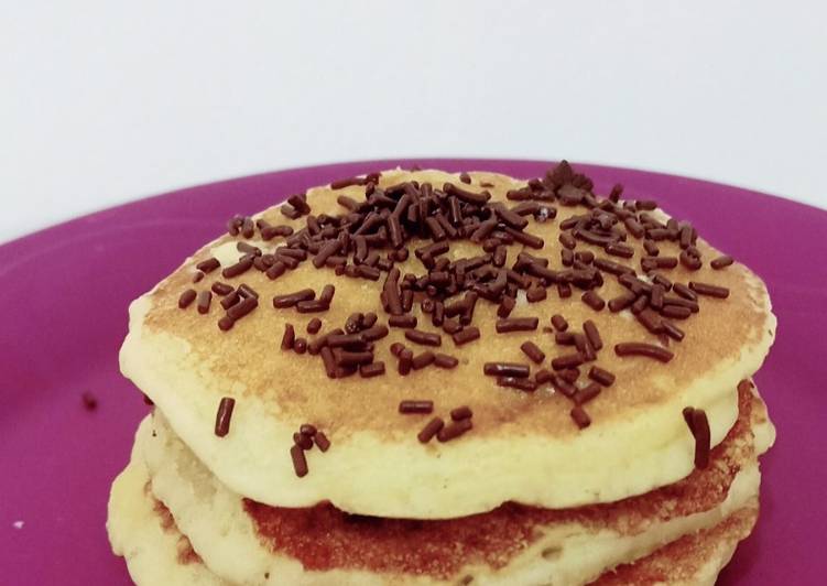 Langkah Mudah untuk Membuat Fluffy pancake energen 👌 Anti Gagal