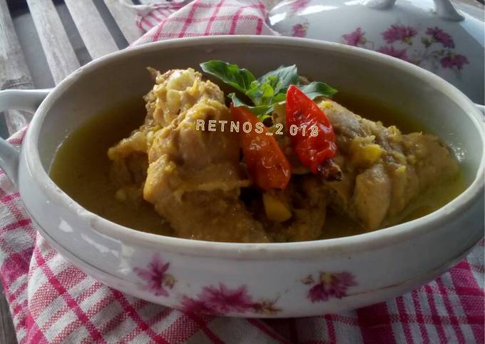 Opor ayam nanas (khas palembang)