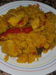 Una foto de Arroz con pollo