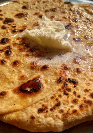 A picture of Aloo ka Parantha.