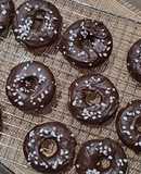 Donuts de naranja y chocolate