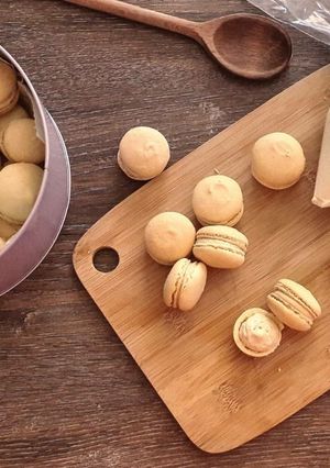 Une photo de Macarons à la vanille