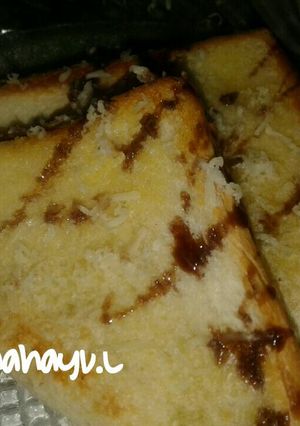 Foto resep Roti tawar panggang isi pisang keju