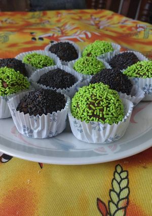 Una foto de Trufas con chocolinas