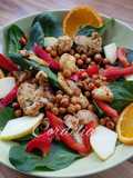 Roasted chickpea salad
